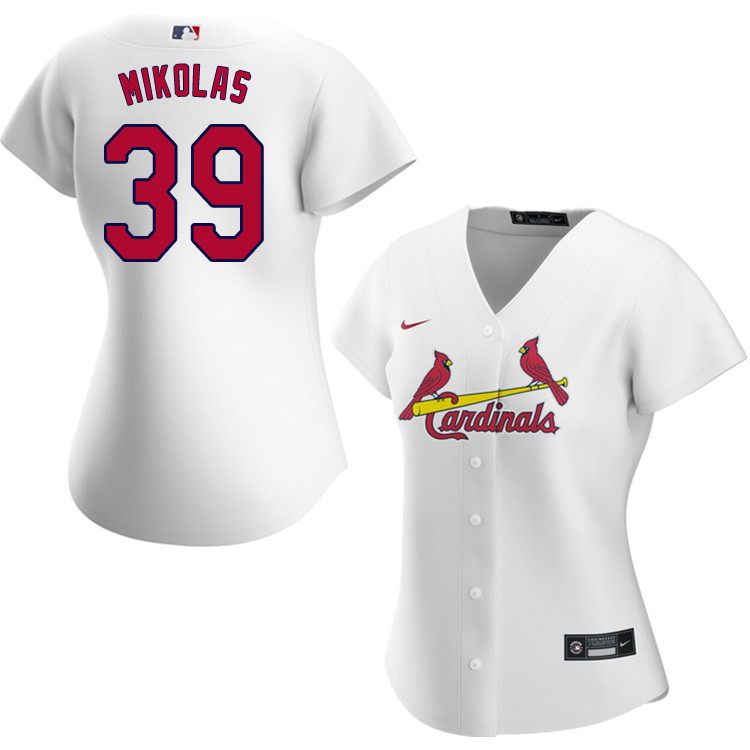 Nike Women #39 Miles Mikolas St.Louis Cardinals Baseball Jerseys Sale-White
